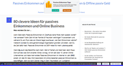 Desktop Screenshot of passives-einkommen-aufbauen.com